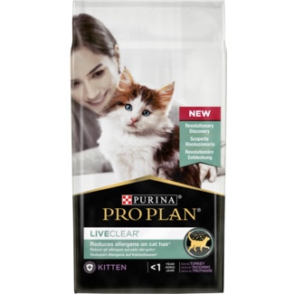 Ração para Gato Live Clear Kitten -1 Ano de Peru embalagem 1,4 kg - Purina Pro Plan