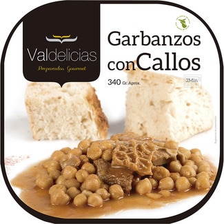 garbanzos con callos envase 350 g - Valdelicias