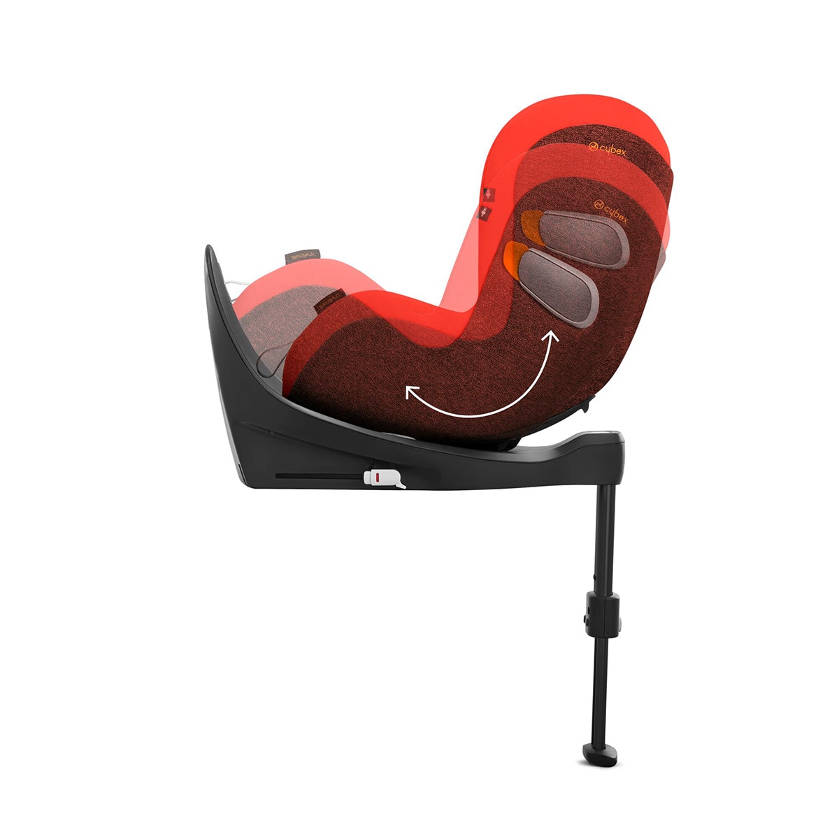 Cadeira Auto Sirona Zi i-Size Plus com Base e Almofada Redutora - 45-105 cm Turquesa-5