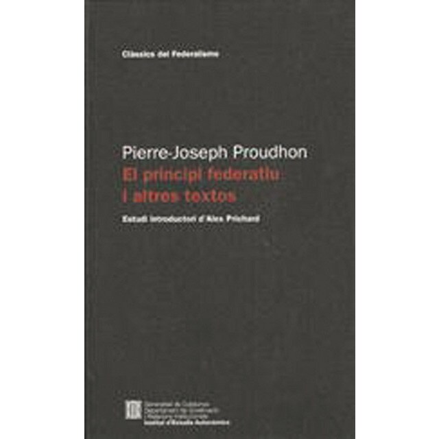 Principi federatiu i altres textos/el(Tapa dura) 1