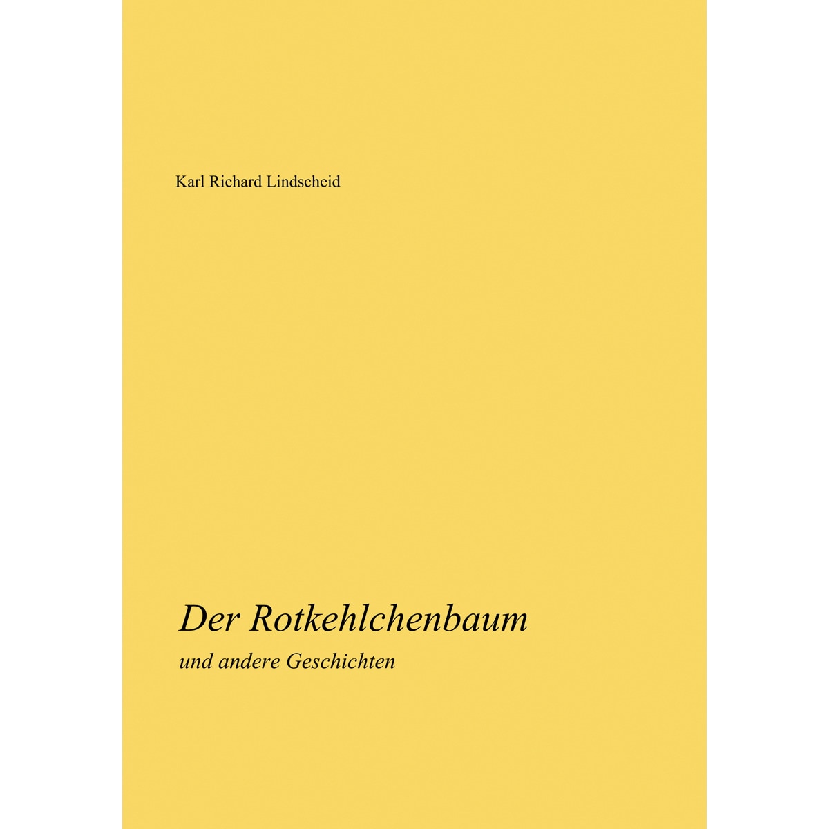 Der Rotkehlchenbaum 1
