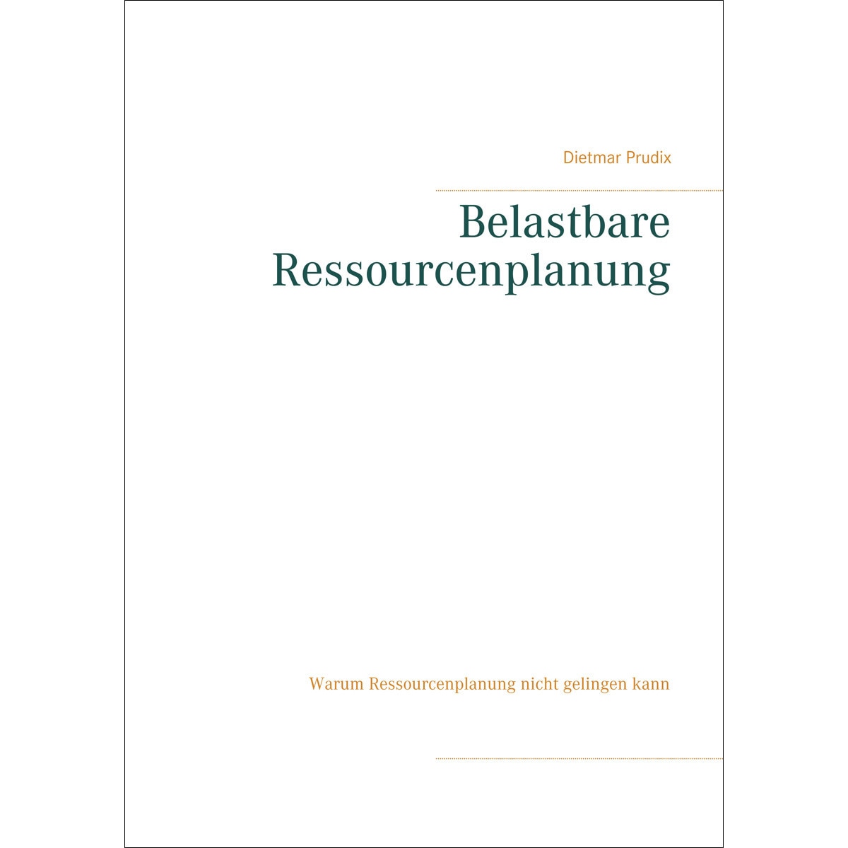 Belastbare Ressourcenplanung 1