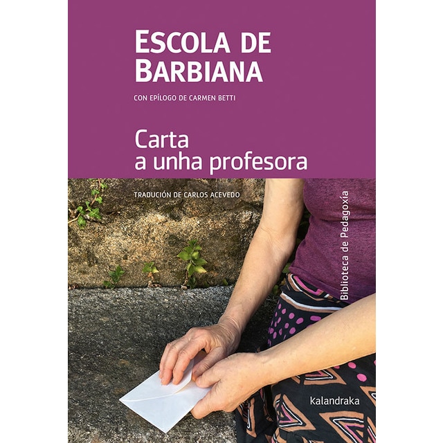 Carta a unha profesora(Tapa blanda) 1