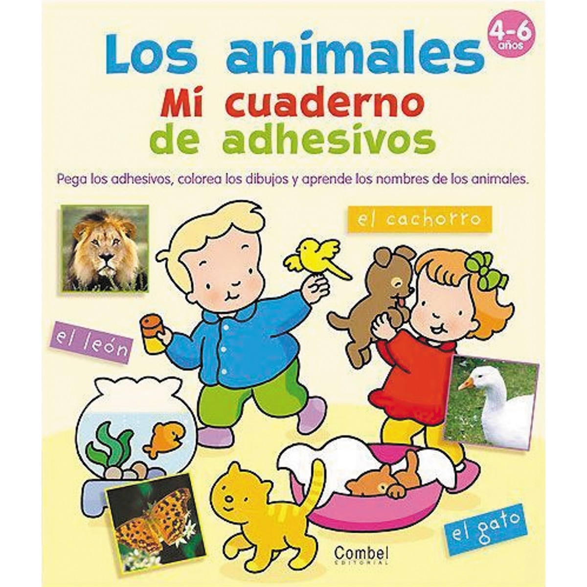 Imagem 0 de Los animales. Mi cuaderno de adhesivos(Tapa blanda)
