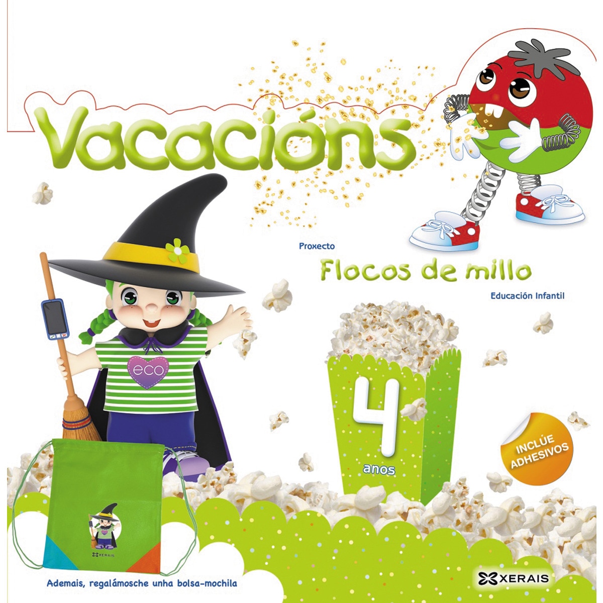 Imagen 0 de Flocos de millo. Vacacións 4 anos (Tapa blanda)