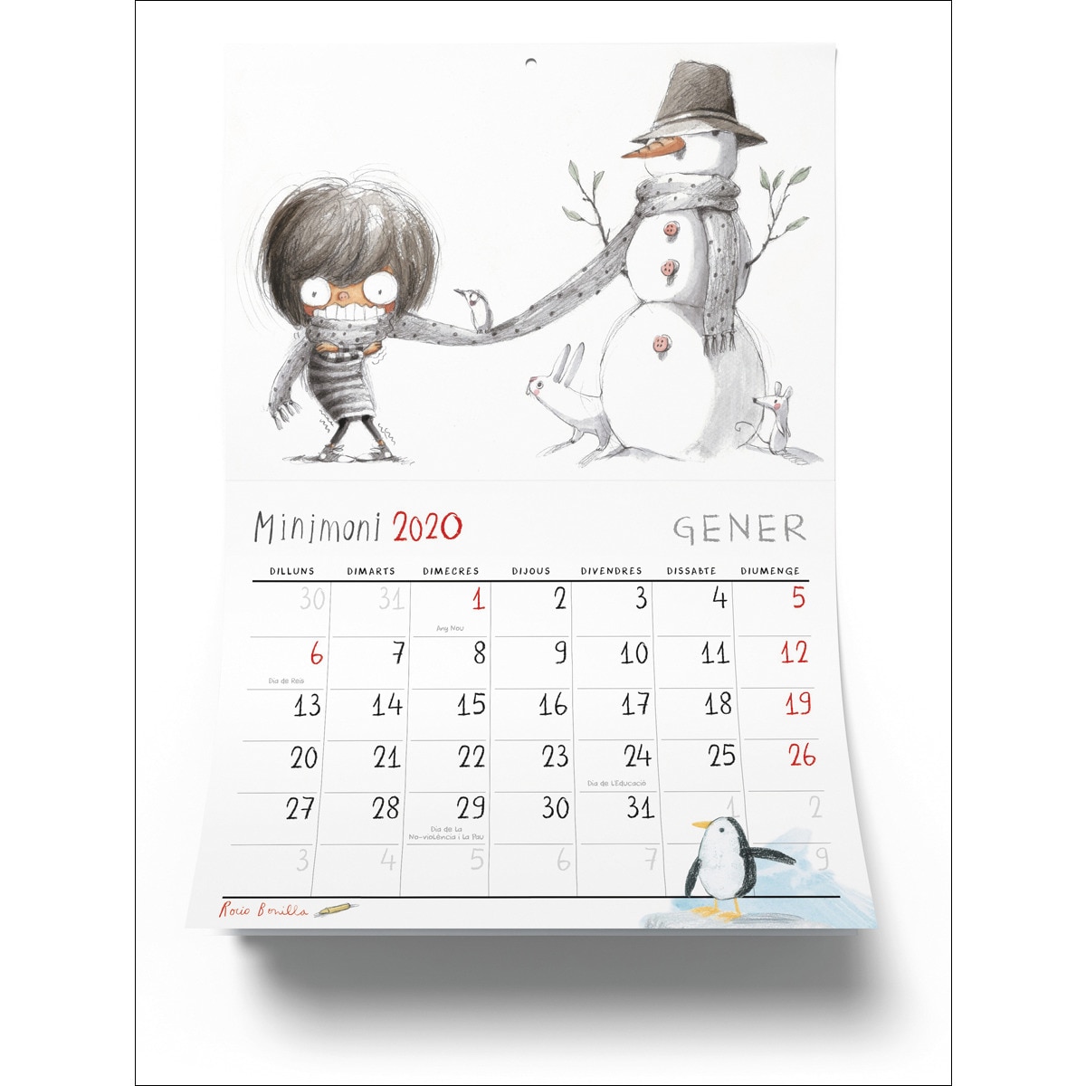Calendari Minimoni (Capa mole) 1