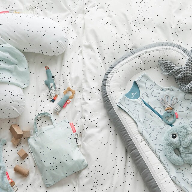 Nido De Colecho Plus Done By Deer Dreamy Dots Gris El Corte Ingles