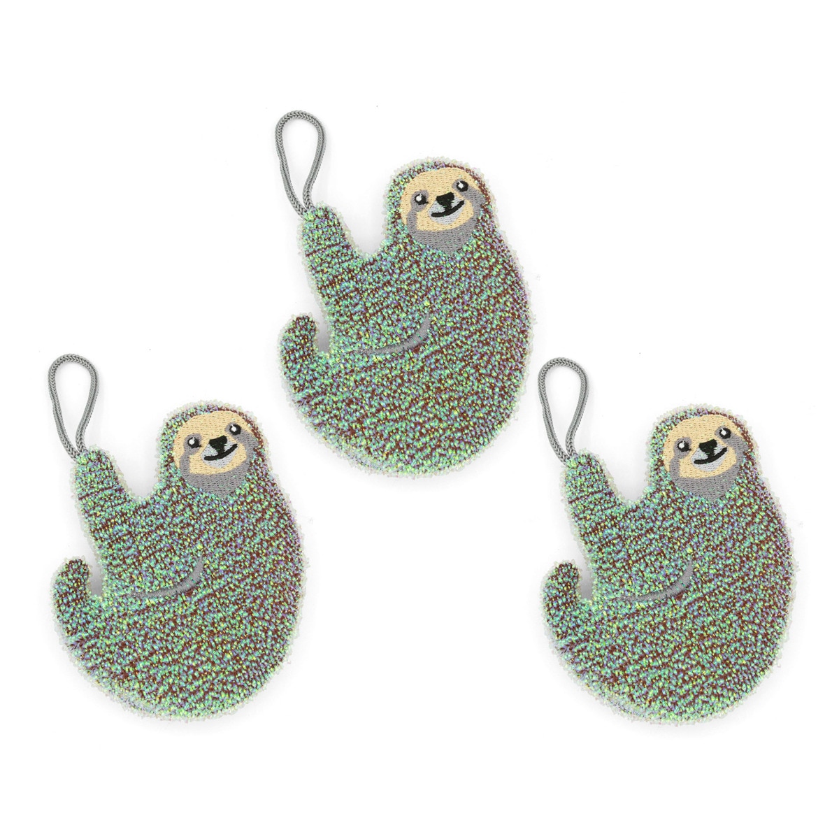 Conjunto de 3 Esponjas Preguiçoso 3