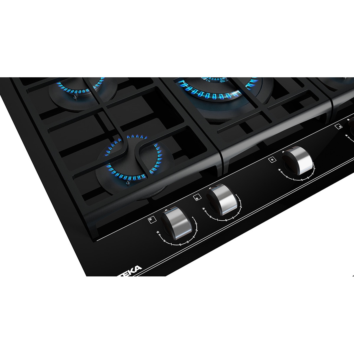 Placa gas Teka 5 quemadores - GZC75330XBN Negro-6