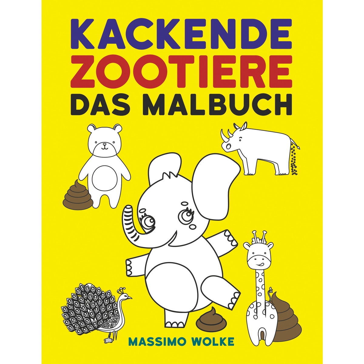 Imagem 0 de Kackende zootiere - das malbuch(Tapa blanda)