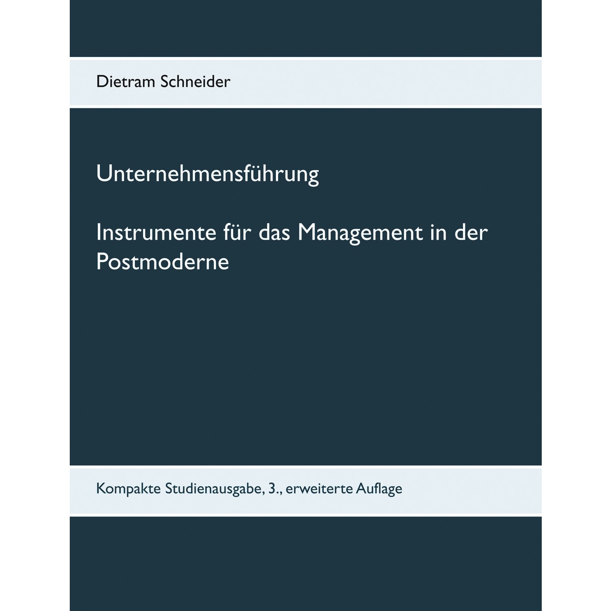 Unternehmensführung Instrumente für das Manage 1