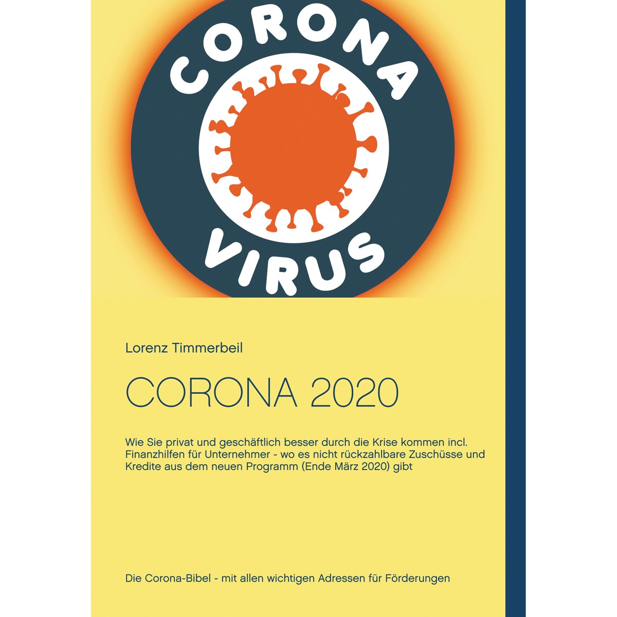 Corona 2020: Wie Sie privat und geschäftlich besser durch die Krise kommen incl. Finanzhilfen für Unternehmer - wo es nicht rückzahlbare  (Capa mole) 1