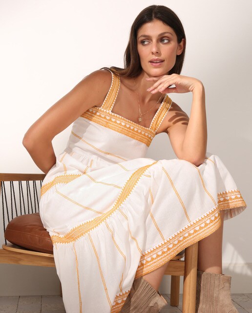Vestido de pisos con tirante ancho · Tintoretto · El Corte Inglés