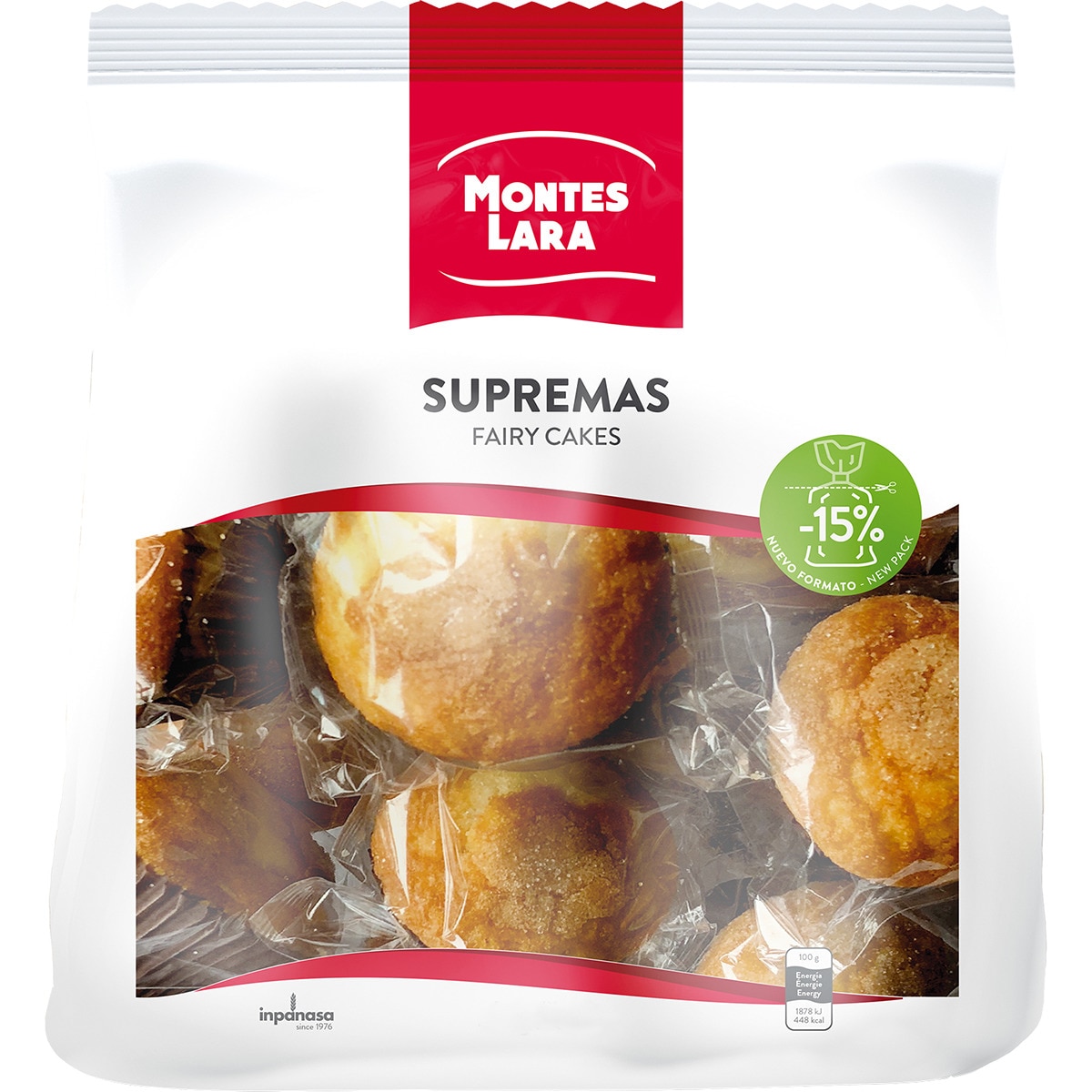 magdalenas supremas envasadas individualmente 8 unidades bolsa 480 g