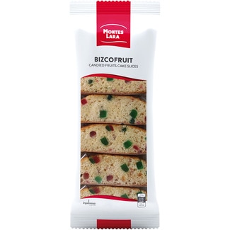 bizcocho con fruta confitada paquete 210 g - Montes Lara