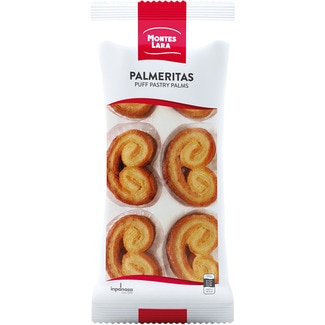 palmeritas glacé paquete 200 g - Montes Lara