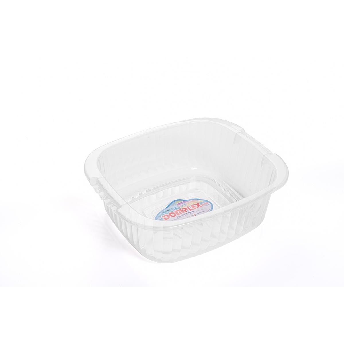 Bacia Retangular 5L Domplex - Branco Branco-1
