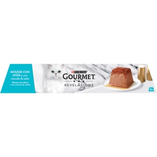 Comida Húmida para Gato Mousse de Atum Pack 4 embalagem 57 g - Gourmet Revelations
