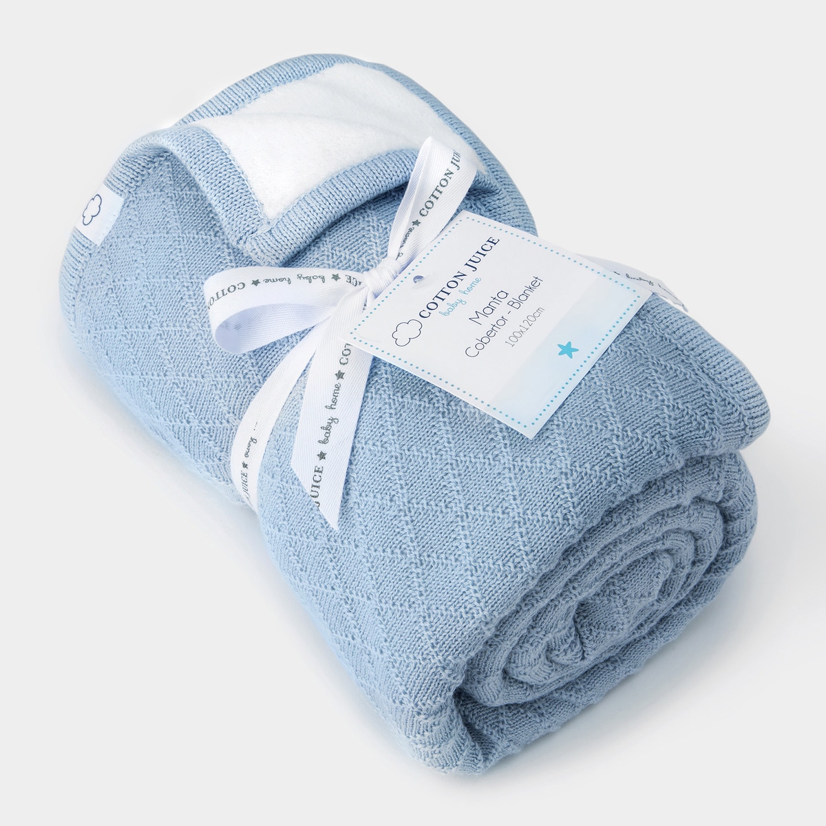 Couverture Coton tricot / Micro ciel (disponible en plusieurs dimensions)