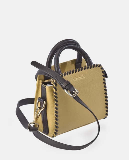 Bolso de mano mini El Caballo de piel vacuna en mostaza · El Caballo · El Corte  Inglés