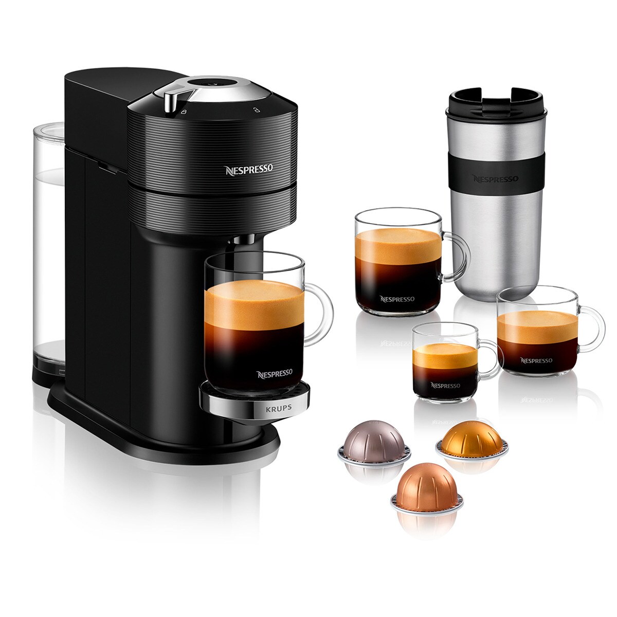 Cafetera de cápsulas Krups Vertuo Next para cápsulas