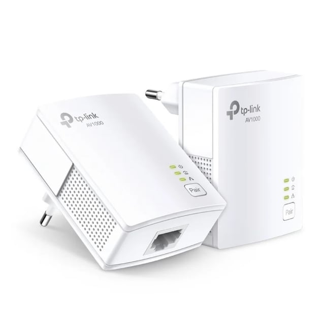 Imagem 0 de Powerline TP-Link TL-PA7017 AV1000 Gigabit, 2 Uni. - Branco