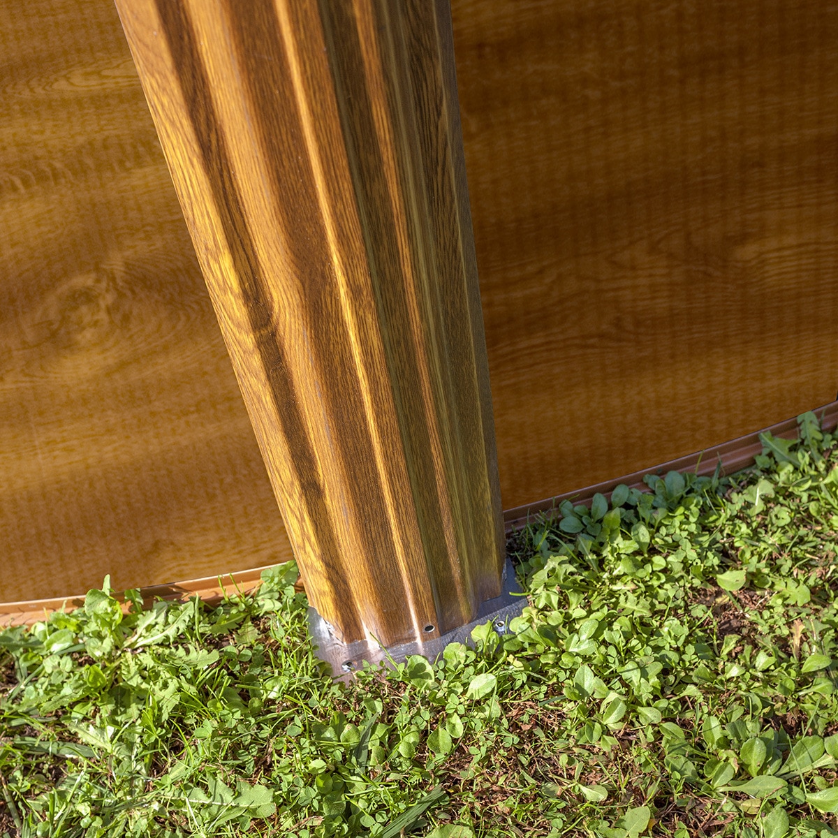 Piscina chapa acero Pacific Aspecto Madera 500 x 300 x 120 cm Madera-5