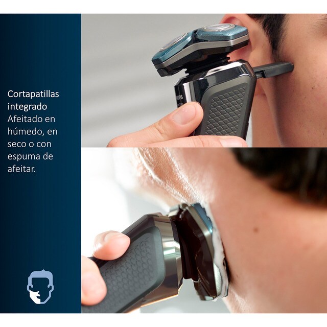 Afeitadora Eléctrica Philips S7000 Con Tecnología Skiniq Con Sensor De Barba Y Movimiento El Corte Inglés