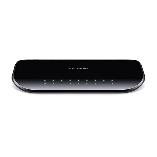 Imagem 0 de Switch de Rede TP-Link TL-SG1008D 8 Portas Gigabit - Preto