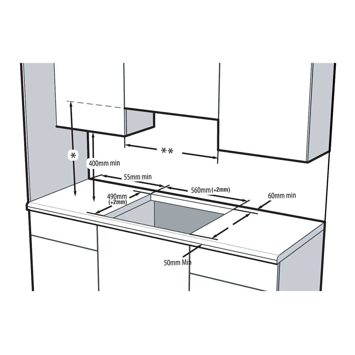 Placa inducción Beko zona flexible - HII 64200 FMT Crystal Black-7