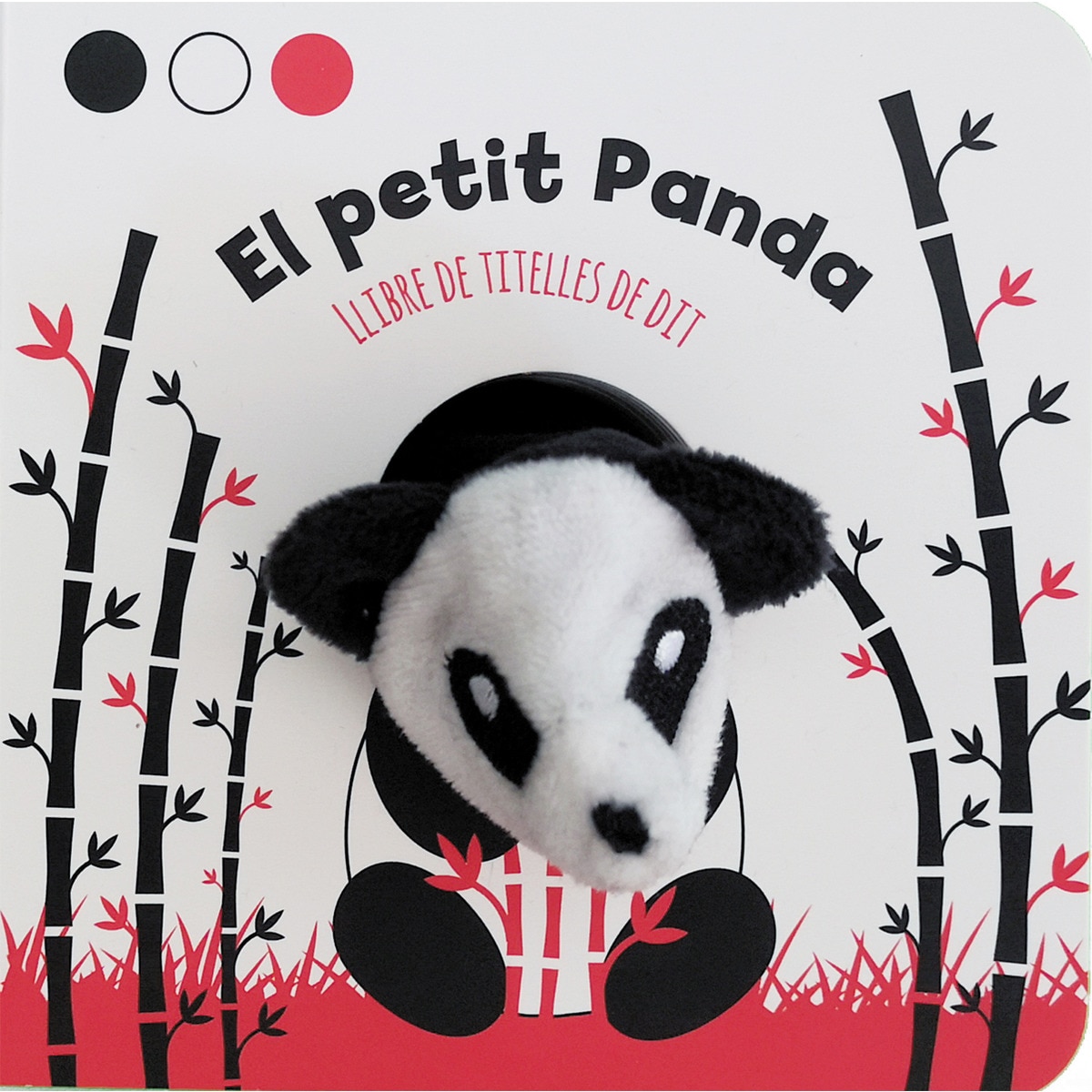 El petit Panda: Llibre de titelles de dit 1