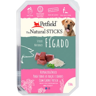 Snack para Cão Sticks de Fígado sem Glúten embalagem 350 g - Petfield