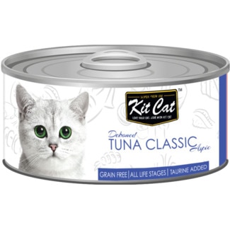 Comida Húmida para Gato de Atum lata 80 g - Kit Cat