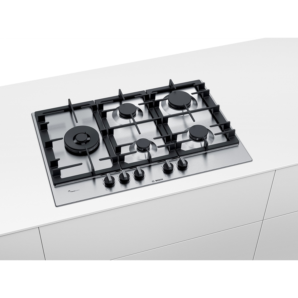 Placa gas Bosch 5 quemadores - PCS7A5B90 Inox-2