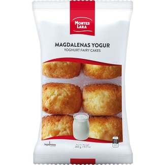 magdalenas elaboradas con yogurt bandeja 260 g - Montes Lara