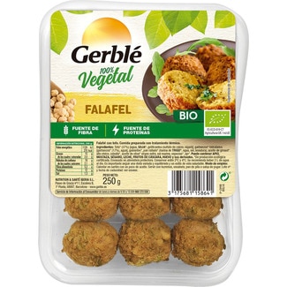 falafel con tofu 100% natural y ecológico bandeja 250 g - Gerble