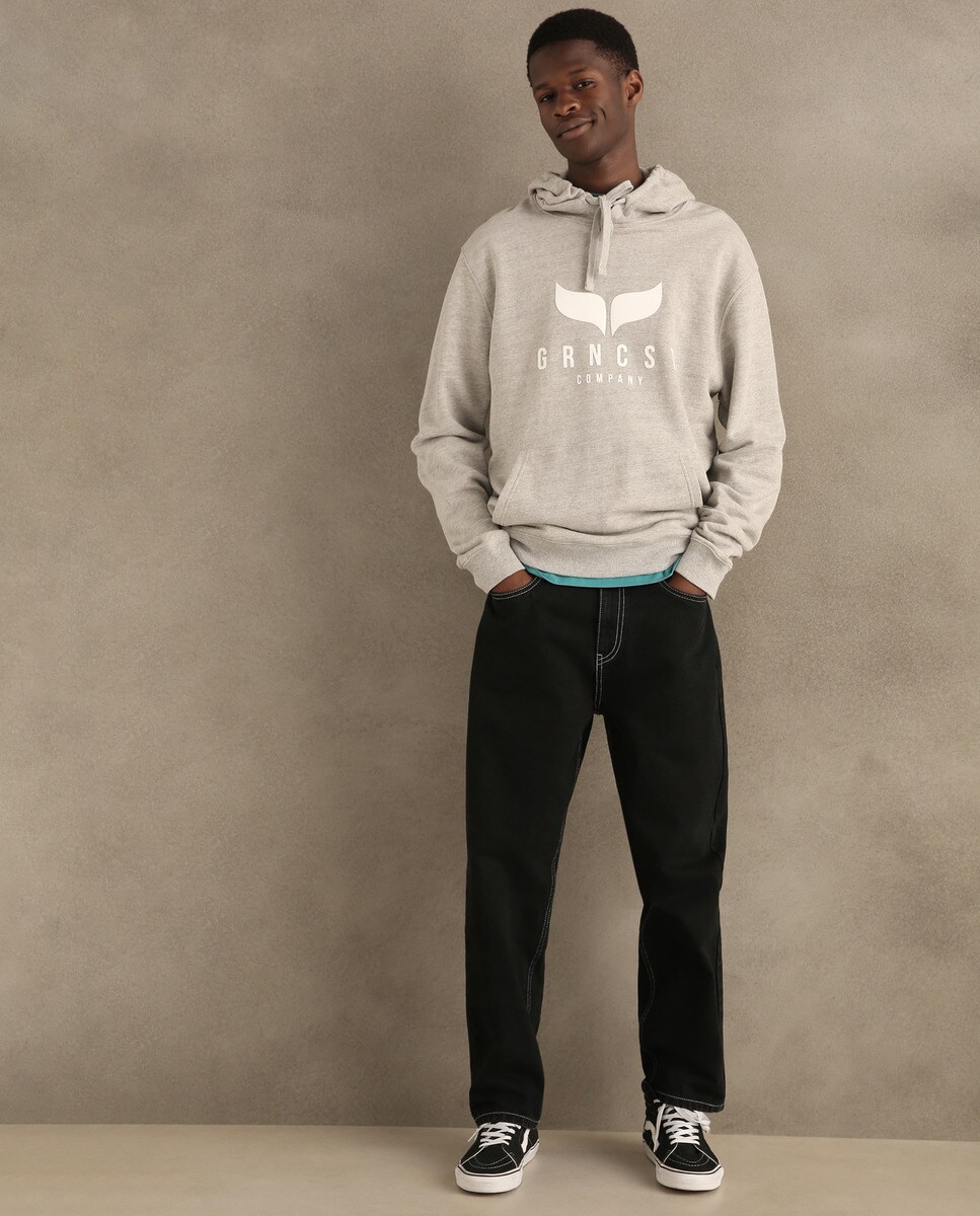 Sudadera de hombre gris claro con capucha · Green Coast · El Corte Inglés