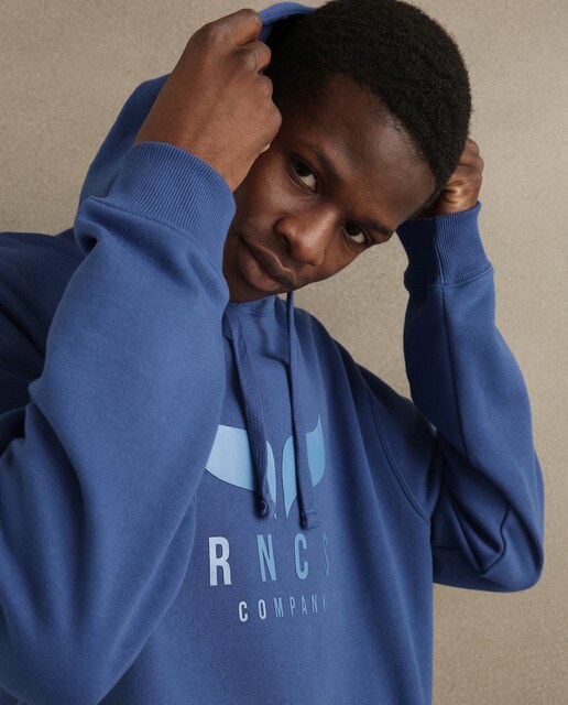Sudadera de hombre azul con capucha · Green Coast · El Corte Inglés