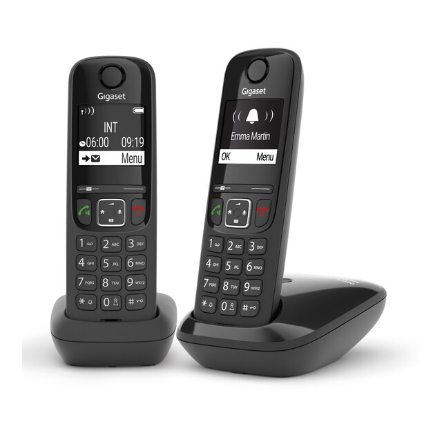 Imagen 0 de Teléfono inalámbrico Gigaset AS690 dúo negro