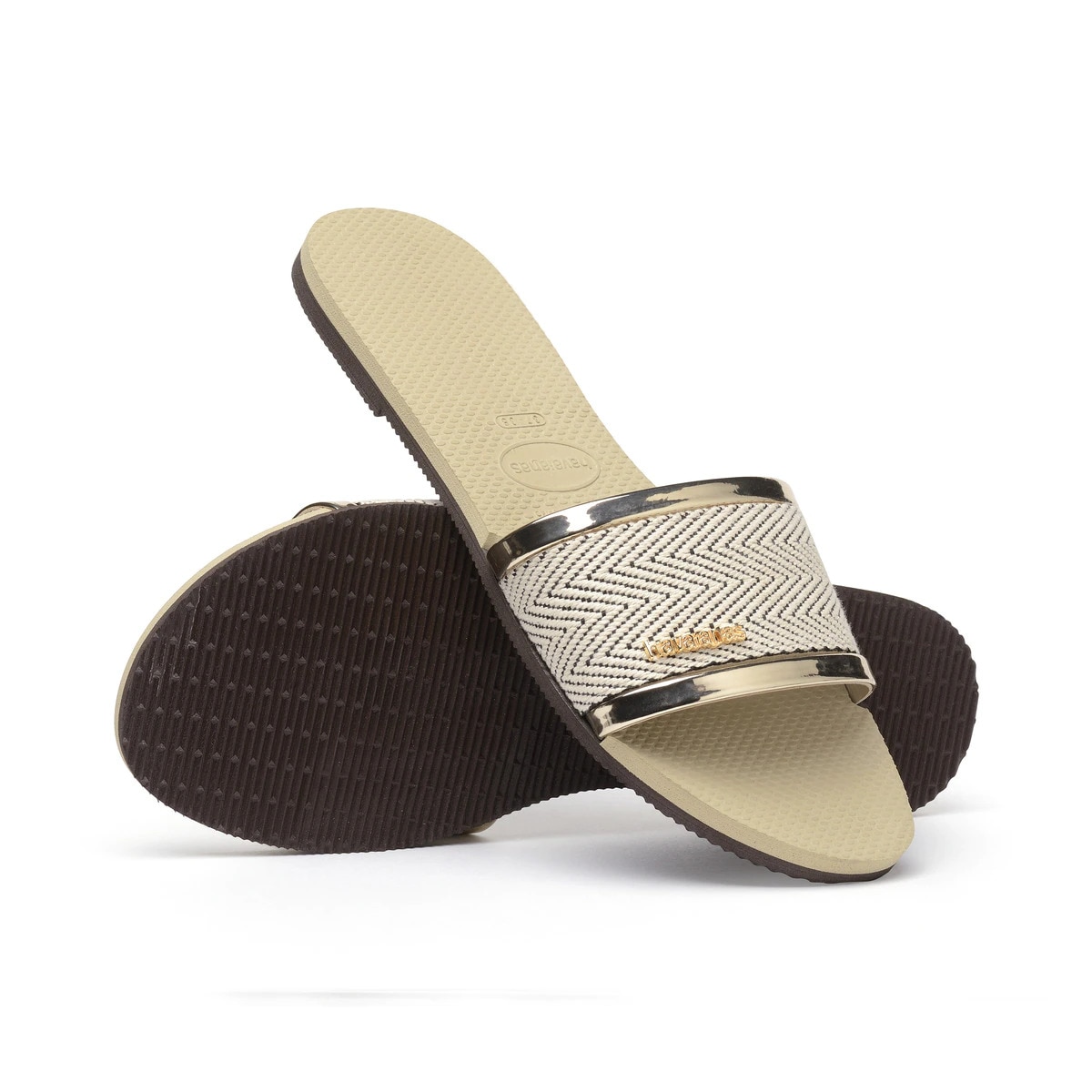 Sandálias de praia You Trancoso Premium Dourado-5