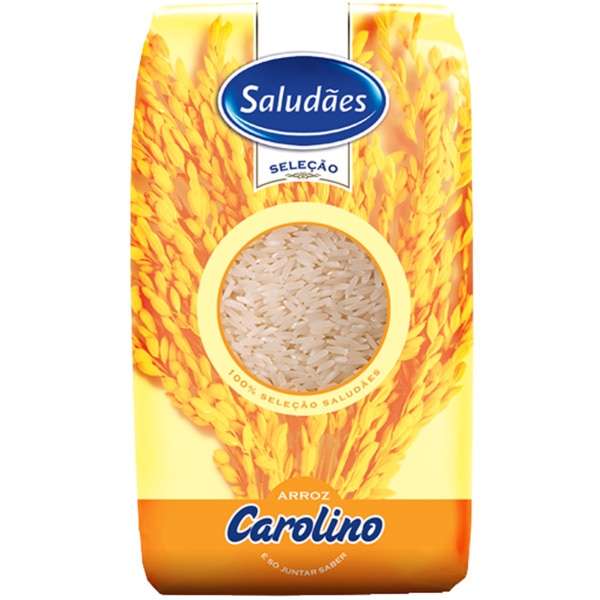 Arroz Carolino Extra Longo embalagem 1 kg