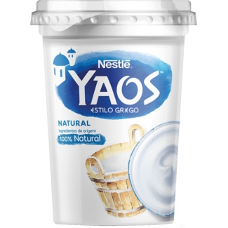 Iogurte Grego Natural embalagem 450 g - Nestlé Yaos