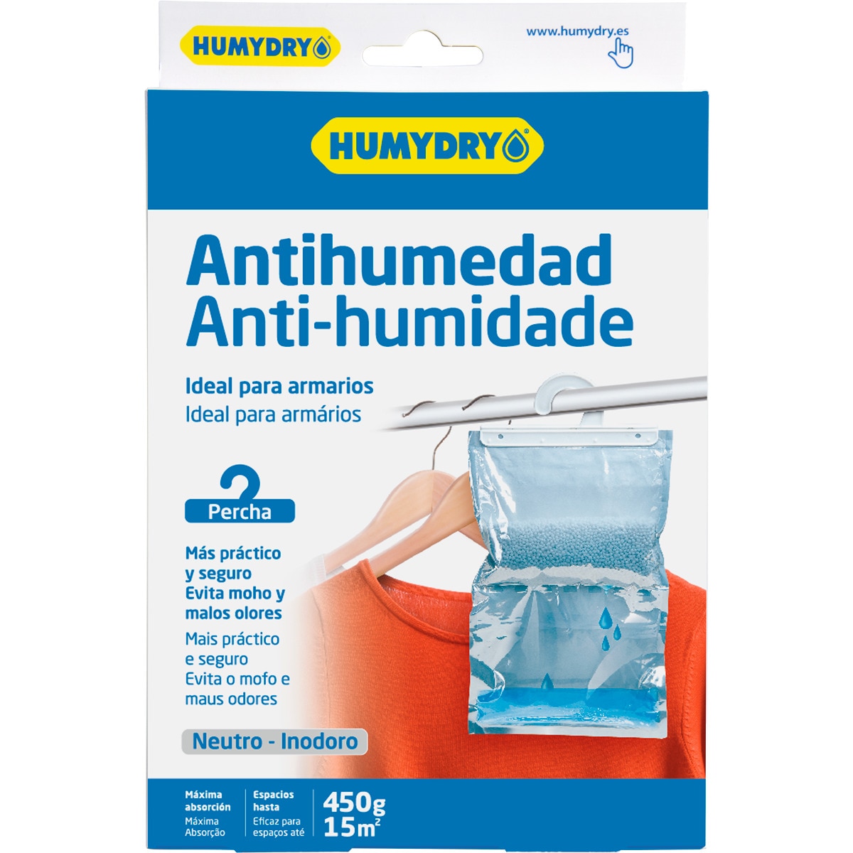 Ambientador Anti-Humidade Cabide embalagem 450 g