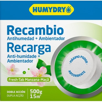 Ambientador Anti-Humidade Maçã Verde Recarga embalagem 500 g - Humydry
