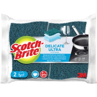 Esfregão Fibra Não Risca embalagem 2 unidades - Scotch-brite