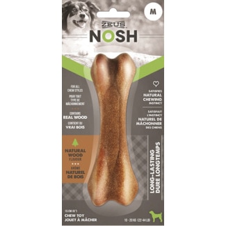 Brinquedo Osso para Cão 10-20 Kg Tamanho M embalagem 1 unidade - Zeus Nosh