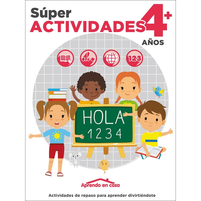 Imagen 0 de Aprendo en casa. Libro de actividades (4-5 años)