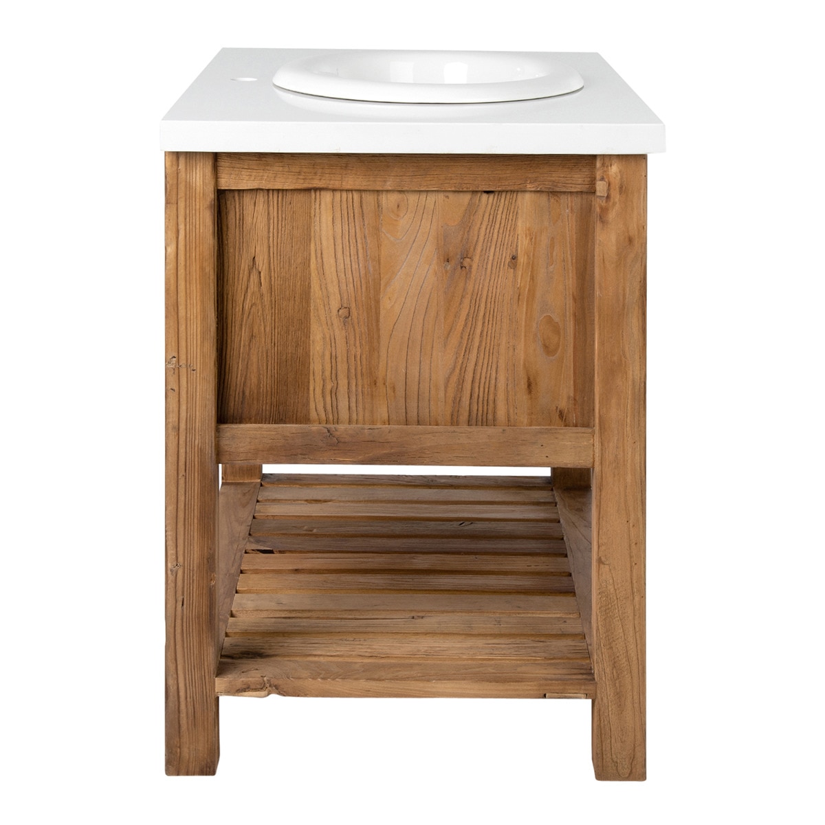 Bancada para móvel de casa de banho Opium Branco-6