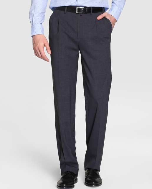 Imagen 0 de Pantalón de vestir de hombre Emidio Tucci classic gris