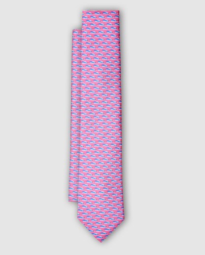 Imagen 0 de Corbata Emidio Tucci de seda azul a rayas